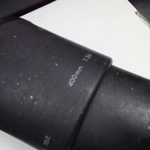 ◎ジャンク◎ レンズ SIGMA 400mm 1:5.6 AF TELE APO 日本製 マルチコート Φ72 オート マニュアル ベタベタを経年観察試料として保管 _画像10