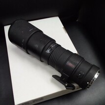 ◎ジャンク◎ レンズ SIGMA 400mm 1:5.6 AF TELE APO 日本製 マルチコート Φ72 オート マニュアル ベタベタを経年観察試料として保管 _画像1