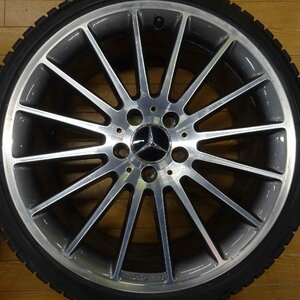 メルセデス ベンツ 純正パフーマンスパッケージ AMG CクラスC63 W204 4本SET 235/35R19×8J 9J 91T コンチネンタル スタッドレス付き