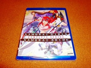 新品BD 【百花繚乱 サムライガールズ+サムライブライド】第1+2期　全24話BOX！新盤 北米版ブルーレイ