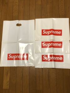 【4枚セット】 Lサイズ supreme Box Logo bag シュプリーム ショッピングバッグ 2021ss boxlogo ボックスロゴ ショッパーショップ袋