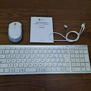 i clever ウルトラスリムフルサイズ　2.4Gキーボードとマウスセット　IC-BK22 Combo