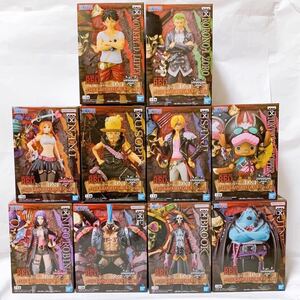 新品・送料無料【161】ONE PIECE FILM RED ワンピース レッド　DXF フィギュア　10点　麦わらの一味集合　ルフィ ナミ　チョッパー等