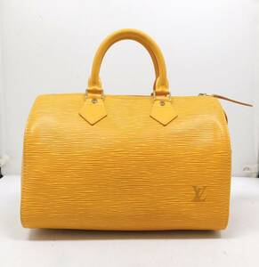 LOUIS VUITTON ルイヴィトン ★ エピ スピーディ25 M43019 タッシリ・イエロー 黄色 ハンドバッグ レディース【VI0935】