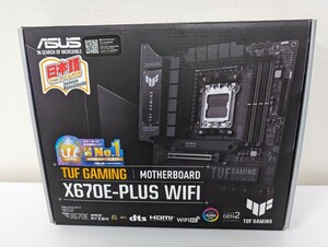 【送料無料】ASUS TUF GAMING X670E-PLUS WIFI AMD AM5 X670E ATXゲーミングマザーボード