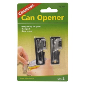 COGHLANS 缶切り Can Opener 2個セット 折り畳み式 ニッケルメッキ コフラン カンオープナー p-38型