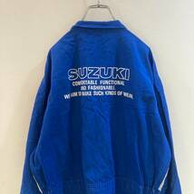 SUZUKI/スズキ 長袖 作業着 つなぎ ユニフォームウェア ブルー メンズ 3L_画像8