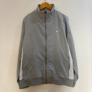 NIKE/ Nike long sleeve Zip up jersey soccer gray men's L