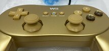 Ie994★未使用品 Wii ゴールデンクラッシックコントローラー PRO 任天堂 ゲーム周辺機器 アクセサリ 中古★_画像5