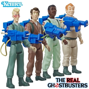 ケナー [ゴーストバスターズ］フィギュア4点セット2020年+スライマー クラシックレトロ テレビアニメシリーズ THE REAL GHOSTBUSTERS