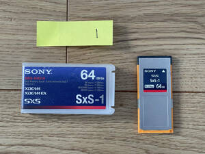 【Sony SBS-64G1A】SxS-1 メモリーカード 64GB(当方管理番号1)