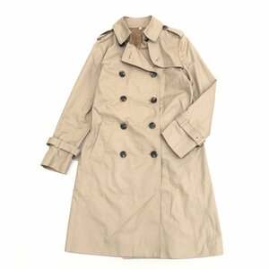 *MUJI Muji Ryohin trench coat S beige long sleeve long coat feather weave domestic regular goods lady's for women 