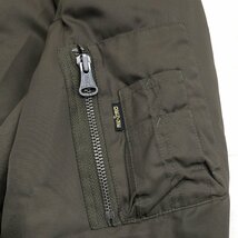 ●DENIME GEAR ドゥニーム エコダウン ＭＡ-1 フライトジャケット M カーキ オリーブ ブルゾン ミリタリージャケット 国内正規品 アメカジ_画像6