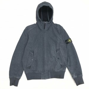 ●STONE ISLAND ストーンアイランド #611541529 ソフトシェル パーカー M ダークグレー ジャケット ブルゾン 通気性 耐水 防風 国内正規品