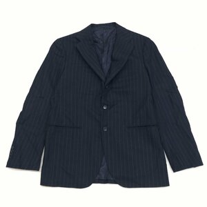 UNITED ARROWS SOVEREIGN ユナイテッドアローズ ストライプ ウール スーツ ジャケット 48(L) 濃紺 ネイビー ブレザー 国内正規品