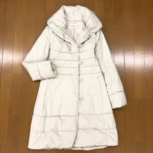 ◆GERARD DAREL ジェラールダレル ボリュームカラー ダウンコート 9(M) アイボリー ロングコート 東京スタイル 国内正規品 レディース 婦人