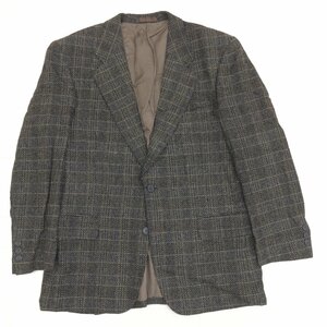 ●MAGKAISER マグカイザー チェック柄 2B スーツジャケット 90A4(S相当) ブラウン系 スーツジャケット ブレザー 日本製 国内正規品
