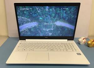 中古ノートパソコン★Windows10★NEC Core i3-8145U/@2.30GHz/4GB/SSD 128GB/15インチ以上★