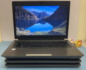 中古ノートパソコン ４台セット ★Windows10★toshiba Core i5-6200U/@2.40GHz/4GB/M.2 128GB/13インチ以上★