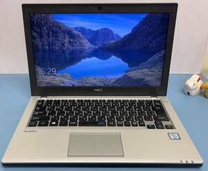 中古ノートパソコン★Windows10★NEC Core i5-6300U/@2.50GHz/4GB/SSD 120GB/13インチ以上★①