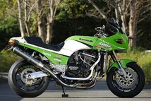 TGN 中川商会 × ノジマ｜チタン手曲げ｜GPZ900R 全年式｜コラボレーション マフラー│ZRX1100 オイルパン対応│フルエキ コニカルヘッダー_画像8