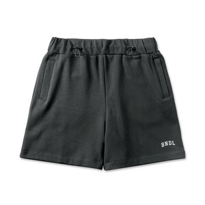 ★半額以下★BANDELバンデル BNDL ハーフパンツ Lサイズ/ブラック黒 濃いグレー チャコールグレー 短パン/SWEAT SHORTS Black SP006