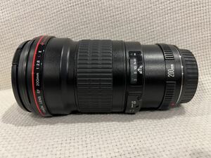 本日ポイントチャンス【極美品】 Canon キャノン 単焦点望遠レンズ EF200mm F2.8 II USM フルサイズ対応 メンテナンス 調湿庫保管