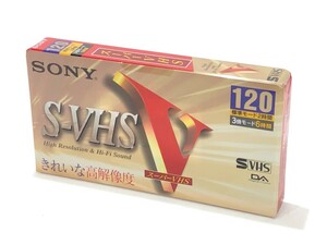 SONY[ソニー]スーパーVHS 120分/360分 3倍モード VXST-120VK 1本 未開封品