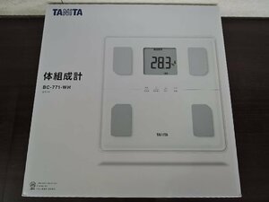 TANITA タニタ 脚点表示機能搭載 体組成計 BC-771-WH ホワイト 2022年製/未使用品 3