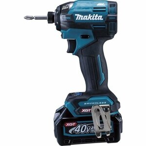 makita マキタ 楽らく6モード 4灯LEDライト搭載 40Vmax 充電式インパクトドライバ TD002GRDX マキタブルー/未使用品 4795