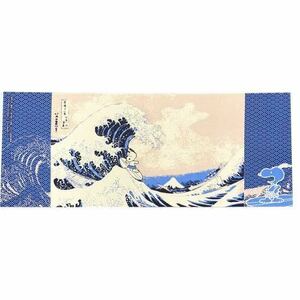 新品スヌーピー　手拭い　浮世絵シリーズ　葛飾北斎　富岳三十六景　神奈川沖浪裏　てぬぐい　手ぬぐい　キャラクター