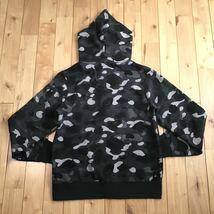 BAPE LOGO グラデーションカモ パーカー Lサイズ shark full zip hoodie a bathing ape BAPE camo エイプ ベイプ アベイシングエイプ i4575_画像3