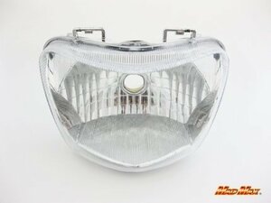 MADMAX バイク用品 SUZUKI スズキ レッツ2(CA1PA/C) 純正タイプ ヘッドライトASSY(クリア)/Let's2 修理 交換 補修【送料800円】