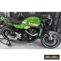 年末年始大感謝祭■大特価1円～ KAWASAKI カワサキ Z900RS/カフェ用 モナカ管マフラー ブラック/補修 修理 アルミサイレンサー ZR900_画像3