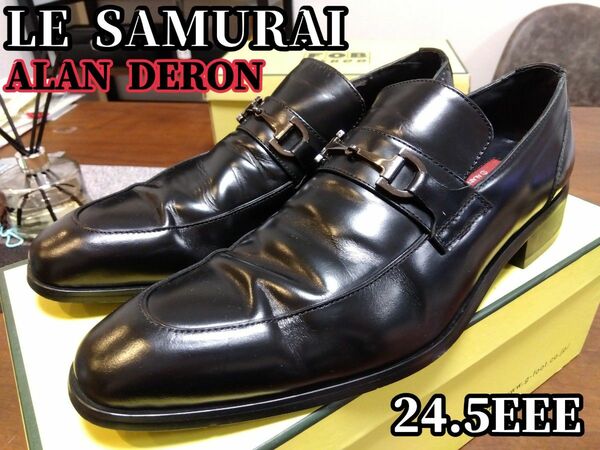 ☆ALAN DERON アランドロン LE SAMURAI サムライ 24.5EEE メンズ ドレスシューズ ビジネスシューズ 