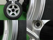 4本 weds KEELER 16インチ 5.5J+22 5H 139.7 スタッドレス ブリヂストン ブリザック DM-V3 2020年 175/80R16 スズキ ジムニー JB23W JW64W_画像4