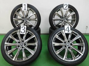 4本 weds クレンツェ 20インチ 8.5J +35 114.3 ラジアル ブリヂストン レグノ GRVⅡ 245/40R20 フーガ シーマ アルファード ヴェルファイア