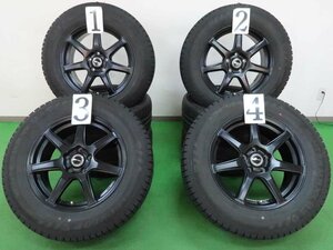 4本 PRD 17インチ 7J +48 5H 114.3 スタッドレス ダンロップ ウインターマックス WM03 2021年 225/65R17 エクストレイル CX-5 アウトバック