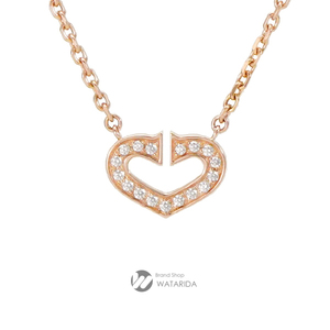  Cartier Cartier pendant necklace C Heart diamond necklace B7008400 PG750 box * guarantee attaching finishing settled free shipping 