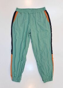 H6746　FLAGSTUFF　フラッグスタッフ　TRACK LINE PANTS　トラックラインパンツ　ナイロン　2018SS　ライトグリーン　L