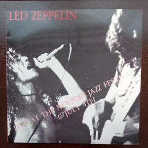 led zeppelin live at the newport jazz festival レッド・ツェッペリン live ライブ analog vinyl レコード アナログ lp record