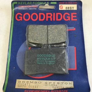 2-14195☆GOODRIDGE ブレーキパッド 66ST☆BREMBO 4PISTON DUCATI MOTO GUZZI GILERA GARUDA