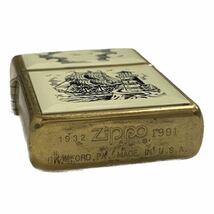 ZIPPO スクリームショー ゴールド 1932-1991 保証書 保存箱 ジッポ スクリムショー 海 展望台 灯台 オイルライター ブランドフォード_画像6