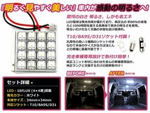 ダイハツ エッセ/Esse L245S LEDルームランプ フロントランプ セット FLUX ホワイト 純正 交換 ルームライト_画像2