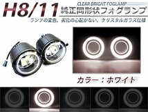 CCFLイカリング付き LEDフォグランプユニット セレナライダー C26系 白イカリング 左右セット ライト ユニット 本体 後付け 交換_画像1