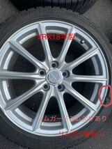 スタッドレス VRX3 2本22年製　VRX 2本18年製225/45R18 ホイールセット　トヨタ純正ナット対応　BS ECOFORME クラウン　_画像2