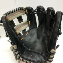 Muji Glove ムジグローブ ムジグラブ オーダーグローブ 硬式軟式不明 黒 グレー 日本製_画像8