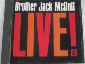 【CD】Brother Jack McDuff/LIVE!/George Benson/Red Holloway/Harold Vick/ジャック・マクダフ/ライヴ！/ジョージ・ベンソン/2in1/20bit