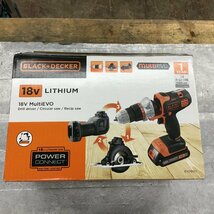 【未使用品(店頭展示品)】BLACK&DECKER ブラック&デッカー EVO ベーシックプラス multiEVO 183C1_画像1