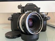 露出計メーター動作品のNikon F2 フォトミックSファインダー ブラック 黒 NIKKOR-H 50mm f2 _画像10